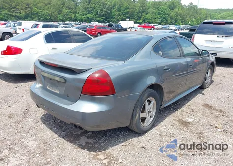 2004 Pontiac Grand Prix Gt2 from USA, damaged, VIN 2G2WS522041298029